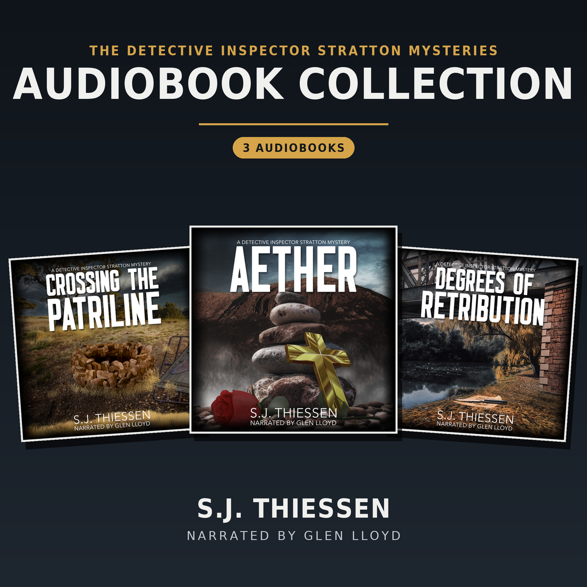 audiobook bundle:  Detective Inspector Stratton mysteries 1, 2 and 3